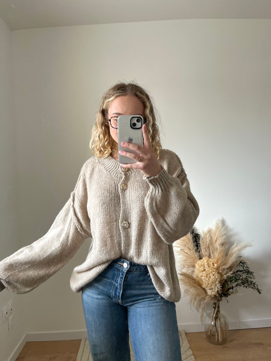 Cardigan Agathe - beige