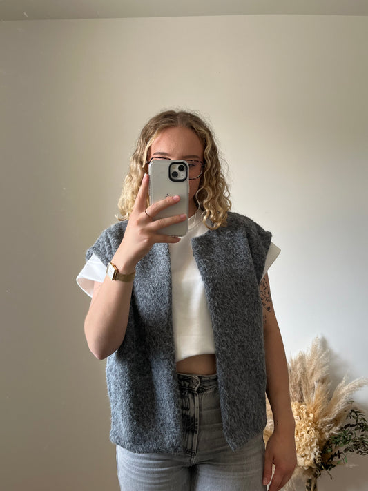 Gilet sans manches Manon - gris