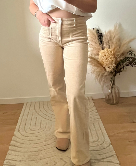 Pantalon en velours côtelé - Léonie