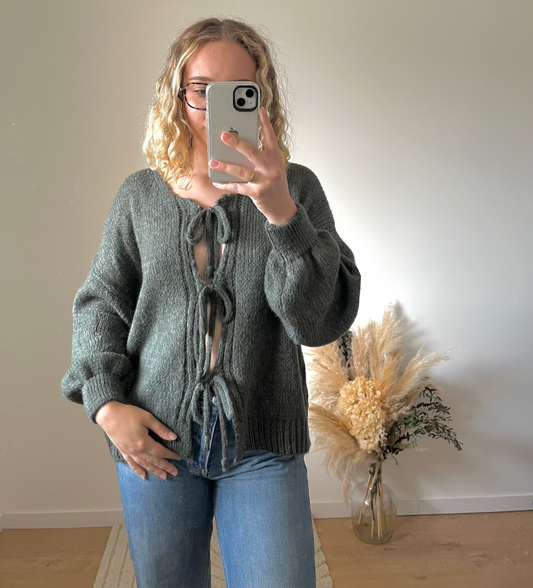 Pull en maille Emeline - kaki