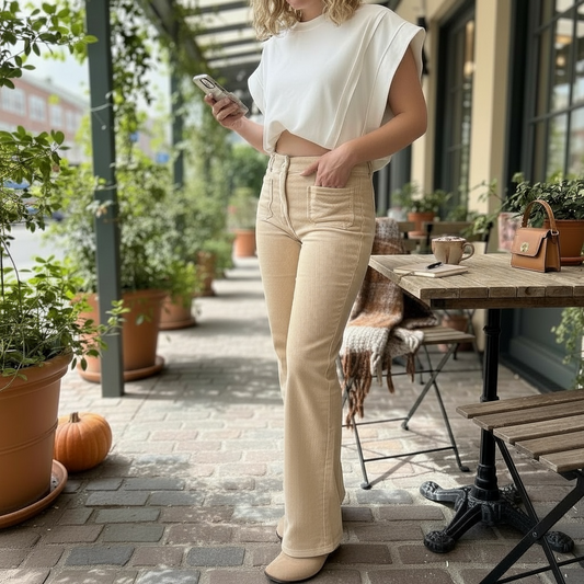 Pantalon en velours côtelé - Léonie