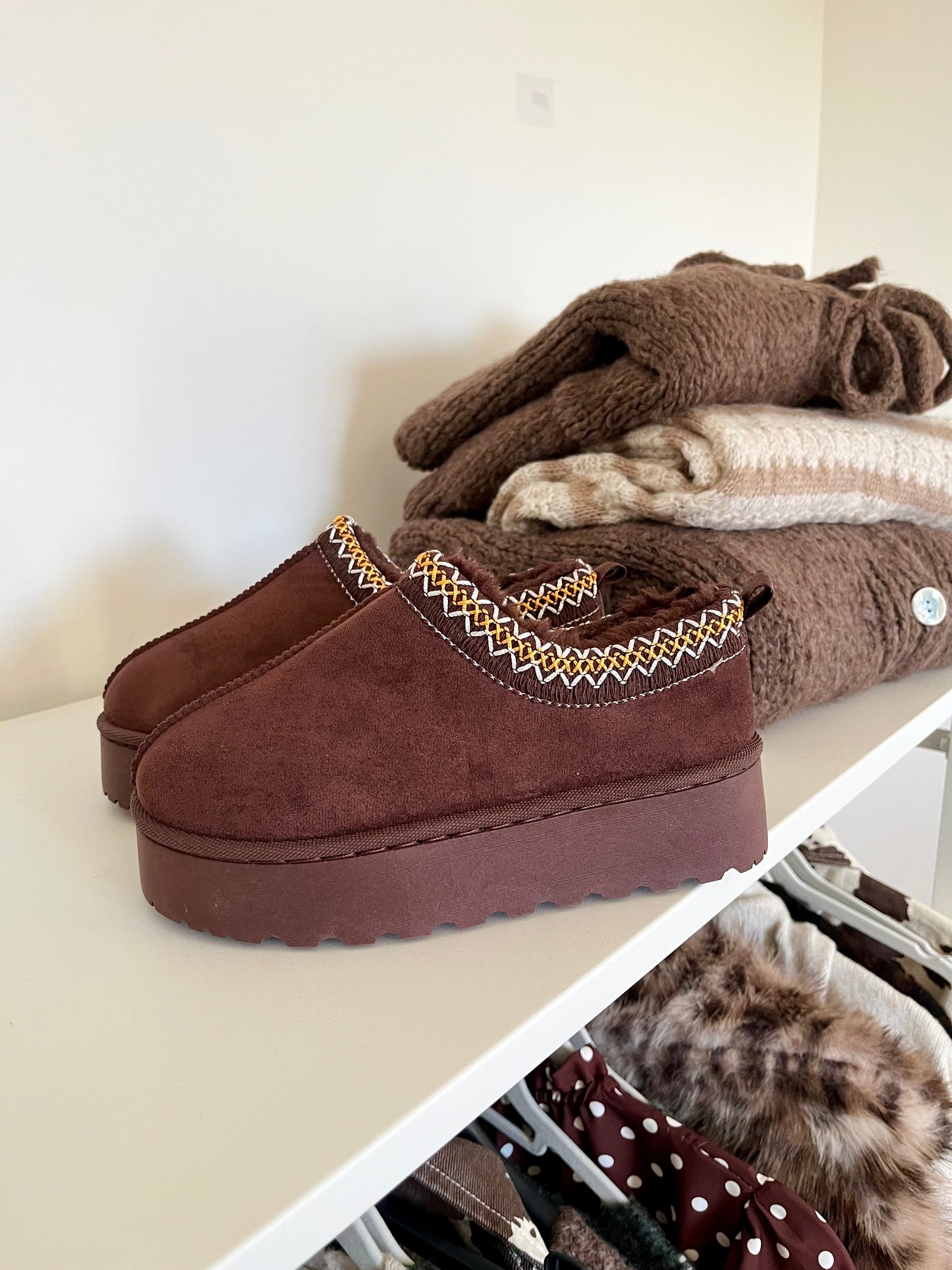 Mules Alba - chocolat